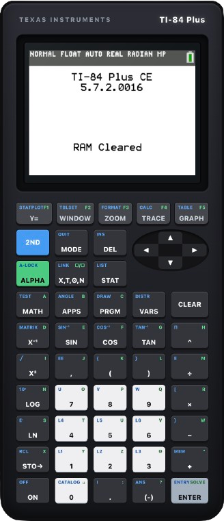 Online TI-84 Graphing Calculator Interface